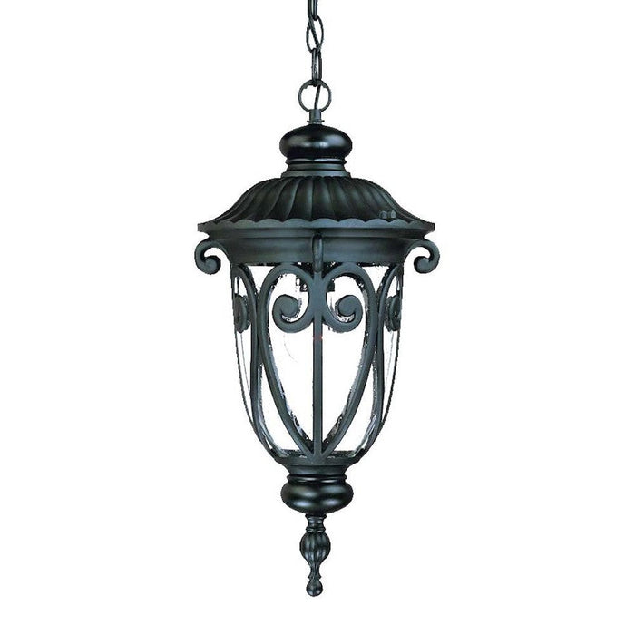 Acclaim Lighting Naples 1 Light Hanging Light, Matte Black - 2116BK