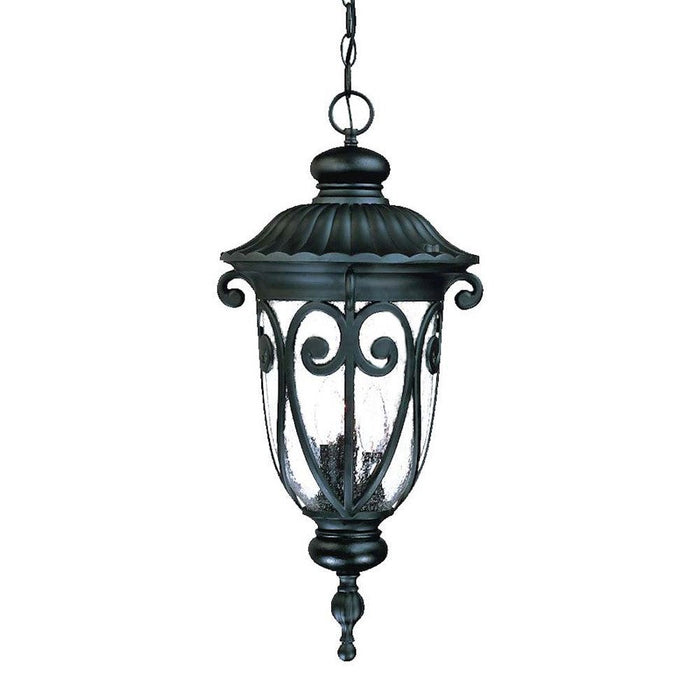 Acclaim Lighting Naples 3 Light Hanging Light, Matte Black - 2126BK