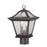 Acclaim Lighting Aiken 2 Light Post Mount, Black Coral - 39017BC