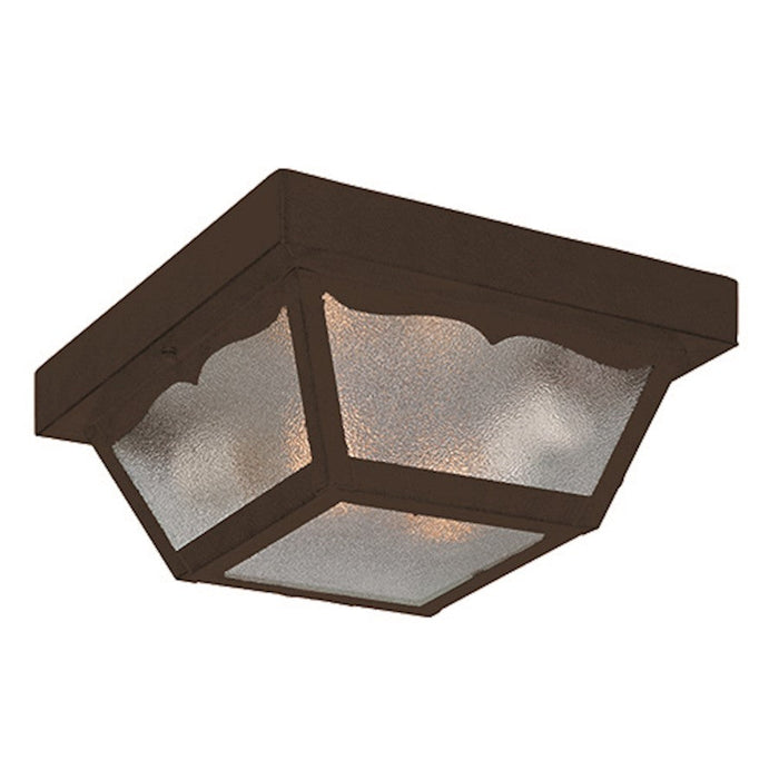 Acclaim Lighting Builder's Choice 2 Light Flush Mount, Matte Black - 4902BK