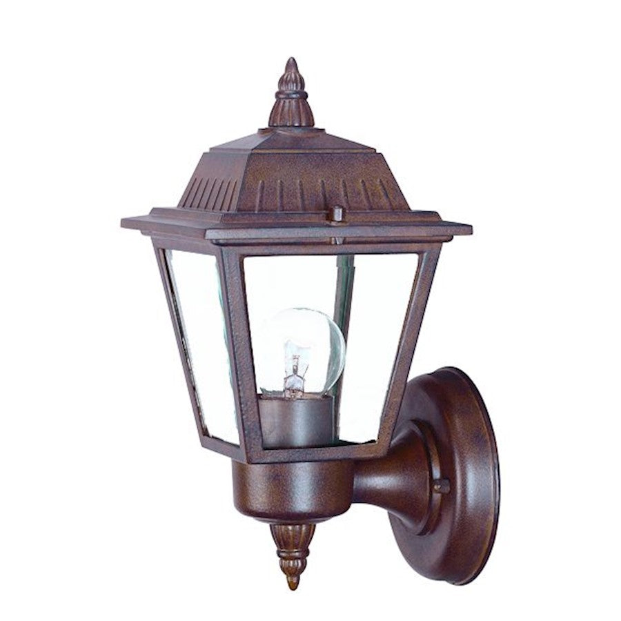 Acclaim Lighting Builder's Choice 1 Light 5" Wall Sconce, Burled Walnut - 5005BW