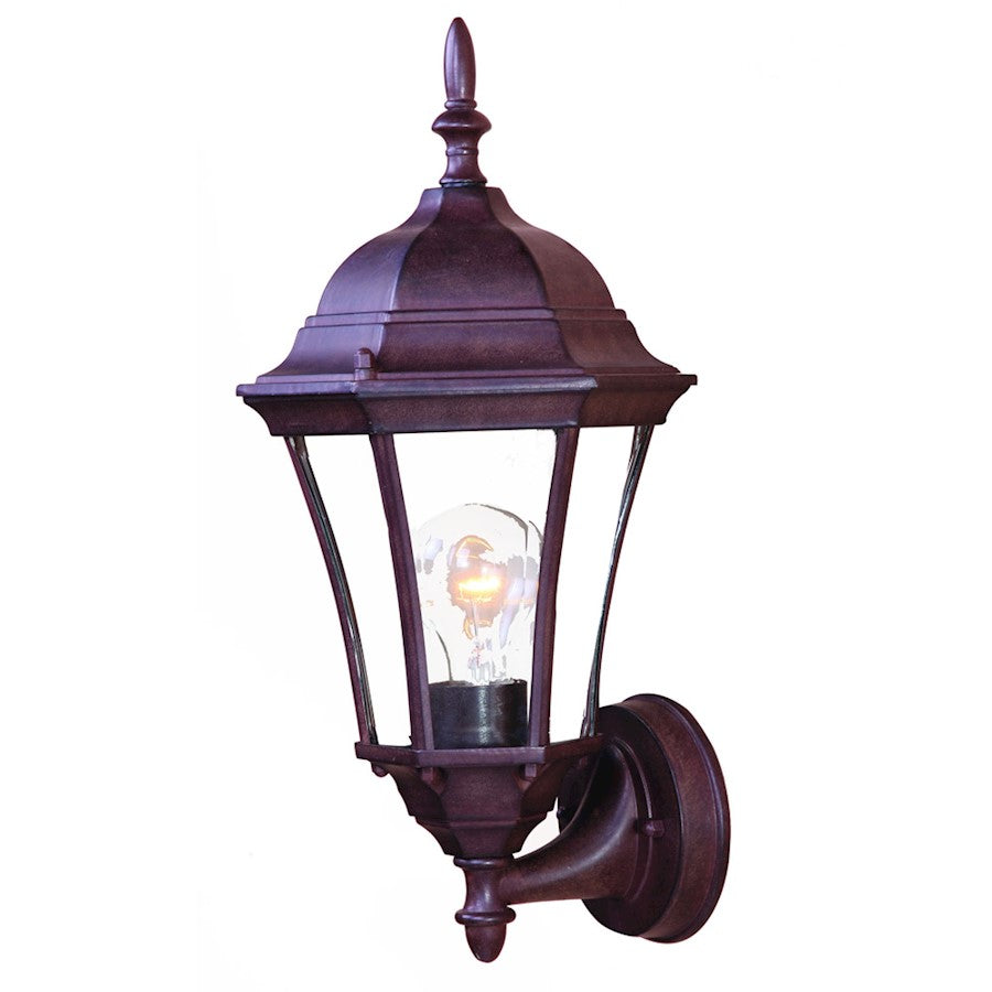 Acclaim Lighting Bryn Mawr 1 Light 15" Wall Sconce, Burled Walnut - 5020BW