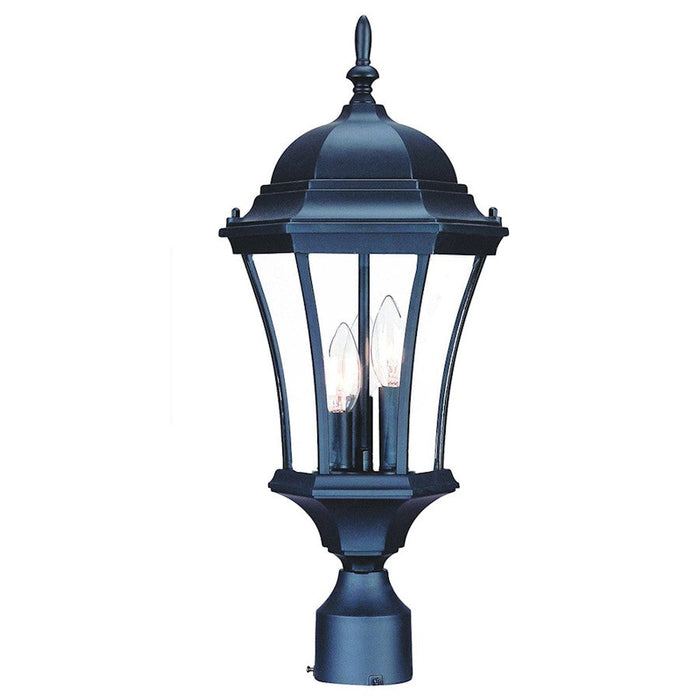 Acclaim Lighting Bryn Mawr 3 Light Post Mount, Matte Black - 5027BK