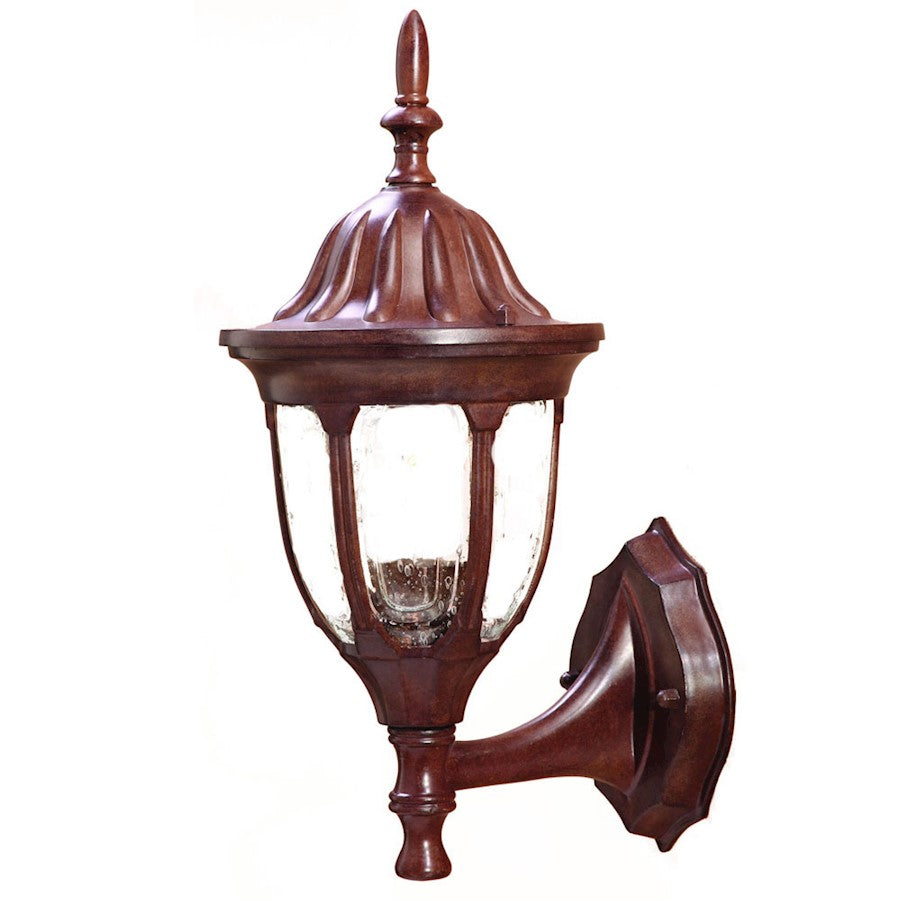 Acclaim Lighting Suffolk 1 Light 15" Wall Sconce, Burled Walnut - 5060BW