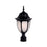 Acclaim Lighting Suffolk 1 Light Post Mount, Matte Black/Frosted - 5067BK-FR