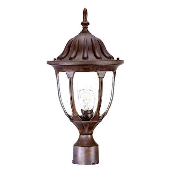 Acclaim Lighting Suffolk 1 Light Post Mount, Burled Walnut - 5067BW