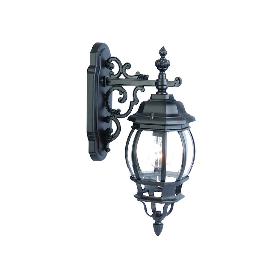 Acclaim Lighting Chateau 1 Light 18" Wall Sconce, Matte Black - 5155BK