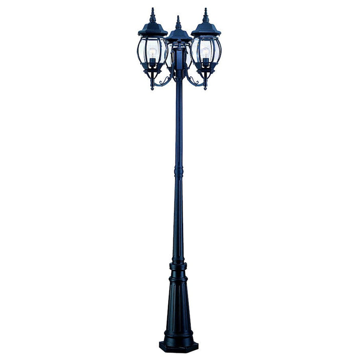 Acclaim Lighting Chateau 3 Light Post Light, Matte Black - 5179BK