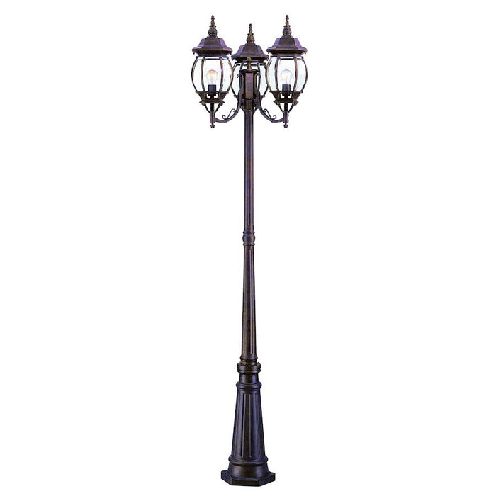 Acclaim Lighting Chateau 3 Light Post Light, Burled Walnut - 5179BW