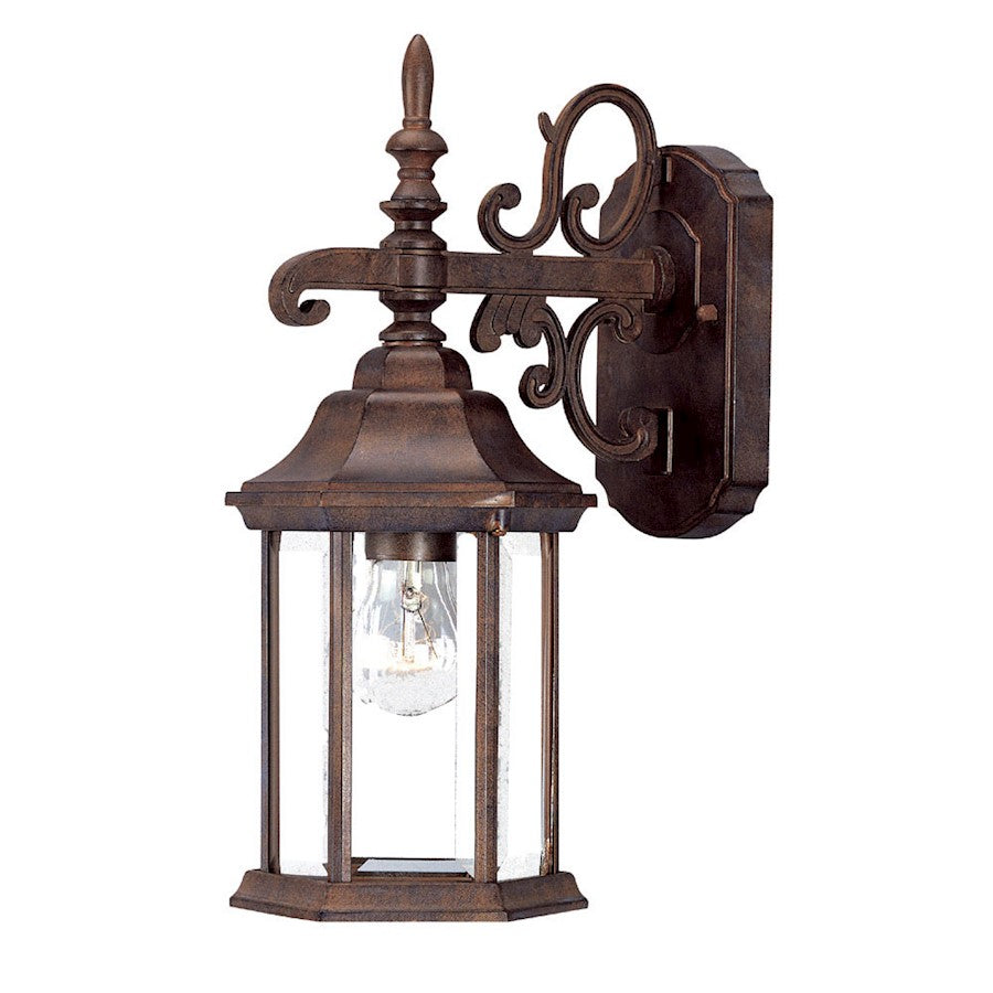 Acclaim Lighting Madison 1 Light 6" Wall Sconce, Burled Walnut - 5183BW