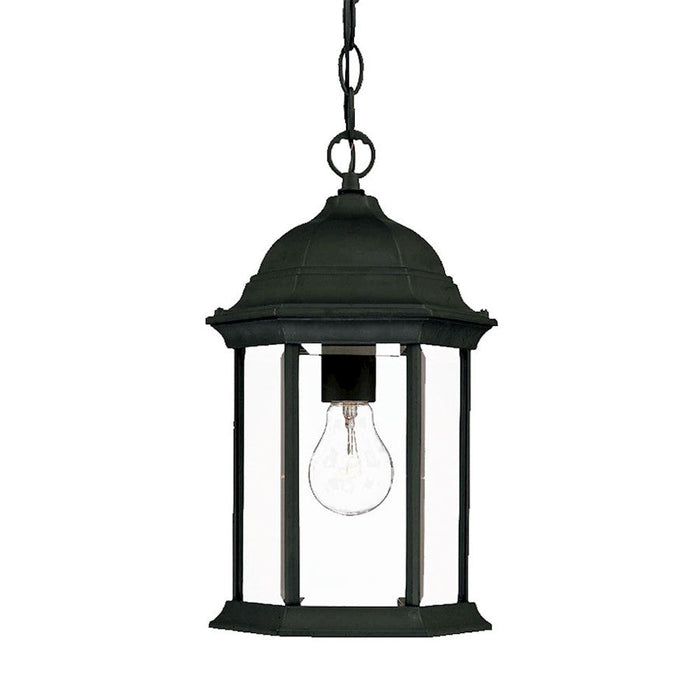 Acclaim Lighting Madison 1 Light 8" Hanging Light, Matte Black - 5186BK