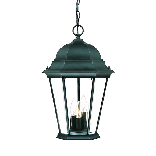 Acclaim Lighting Richmond 3 Light Hanging Light, Black/Clear Beveled - 5226BK