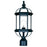 Acclaim Lighting Dover 1 Light Post Mount, Matte Black - 5277BK