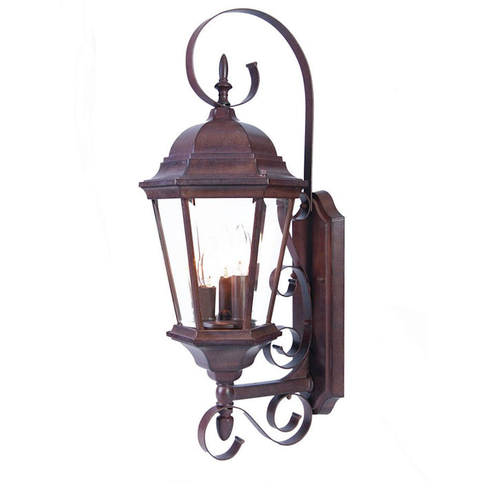 Acclaim Lighting New Orleans 3 Light Wall Sconce, Burled Walnut - 5413BW