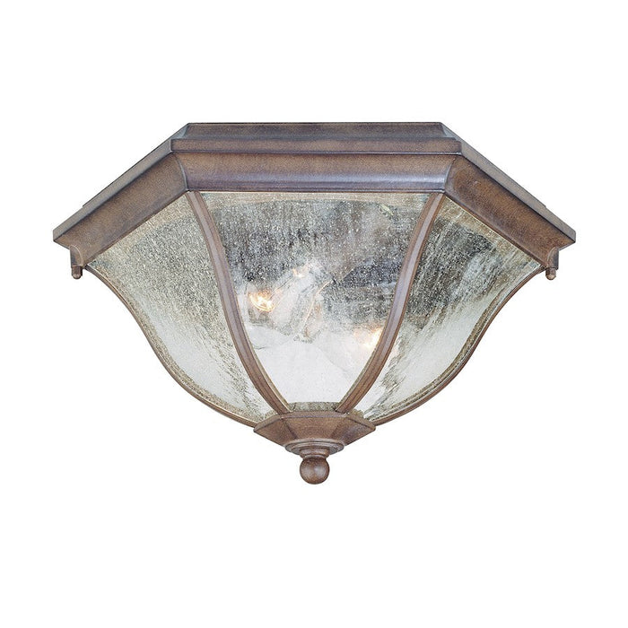 Acclaim Lighting 3 Light 7" Flush Mount, Burled Walnut - 5615BW