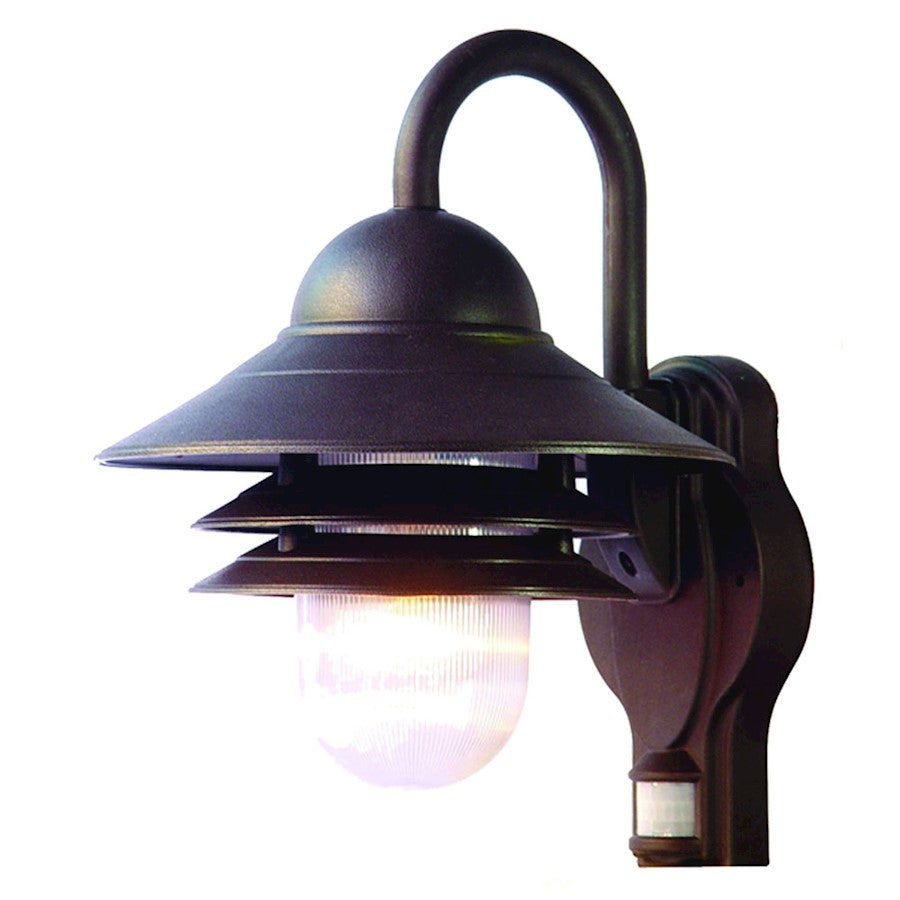 Acclaim Lighting Mariner 1 Light Wall Sconce/Motion Sensor, Bronze - 82ABZM