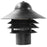 Acclaim Lighting Mariner 1 Light Post Mount, Matte Black - 87BK