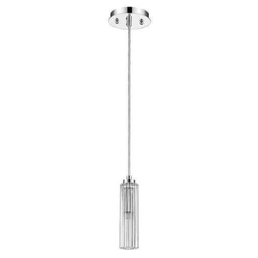 Trend Lighting Solo Crystal Pendant, Chrome/Multi-Round Crystal - A800026-1-R