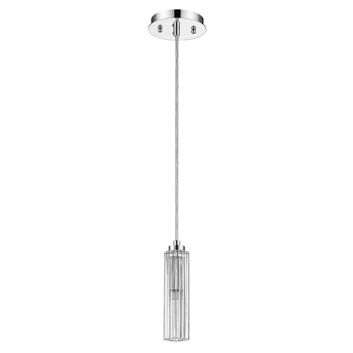 Trend Lighting Solo Crystal Pendant, Chrome/Multi-Round Crystal - A800026-1-R