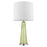 Trend Lighting Chiara 14" Table Lamp, Chrome/Apple/Off-White Shantung - BT5762