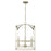 Acclaim Lighting Cormac 4 Light Pendant, Washed Gold