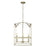 Acclaim Lighting Cormac 4 Light Pendant, Washed Gold