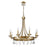 Acclaim Lighting Krista Chandelier, Antique Gold