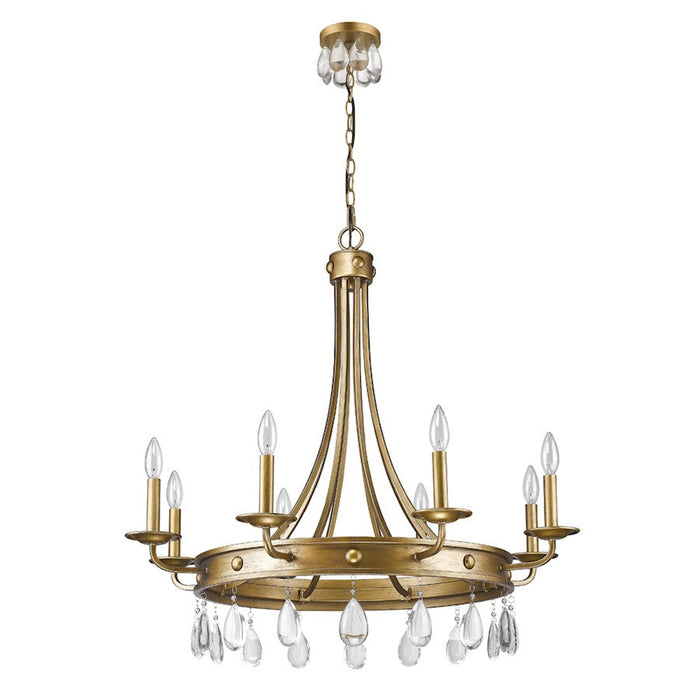 Acclaim Lighting Krista Chandelier, Antique Gold