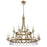 Acclaim Lighting Krista Chandelier, Antique Gold