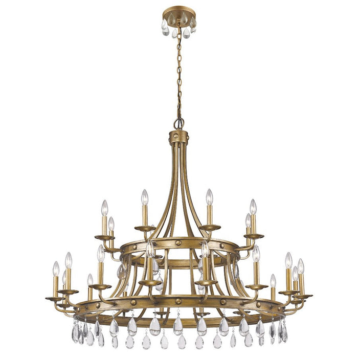 Acclaim Lighting Krista Chandelier, Antique Gold