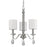 Acclaim Lighting Lily 3 Light Chandelier, Polished Nickel - IN11051PN