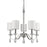 Acclaim Lighting Lily 5 Light Chandelier, Polished Nickel - IN11052PN