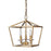 Acclaim Lighting Kennedy 3 Light Pendant, Antique Gold - IN11131AG