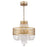 Acclaim Lighting Viola Chandelier, Antique Gold