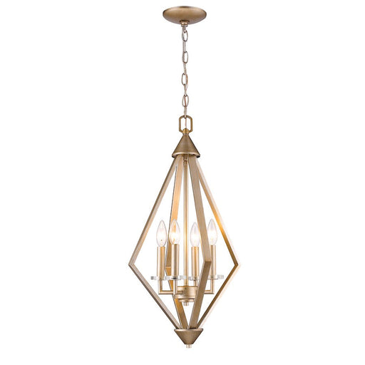 Acclaim Lighting Easton 4 Light Pendant, Washed Gold