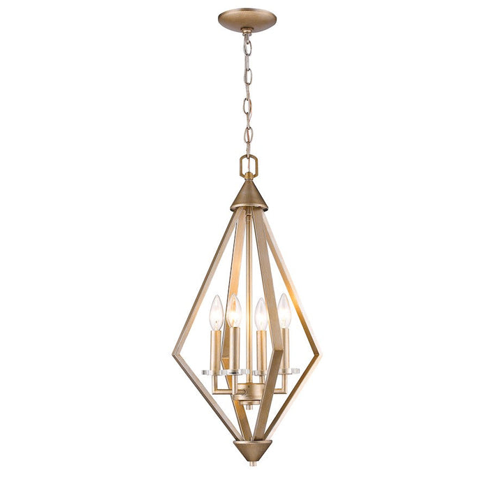 Acclaim Lighting Easton 4 Light Pendant, Washed Gold