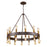 Acclaim Lighting Cumberland Chandelier, Faux Wood Finish