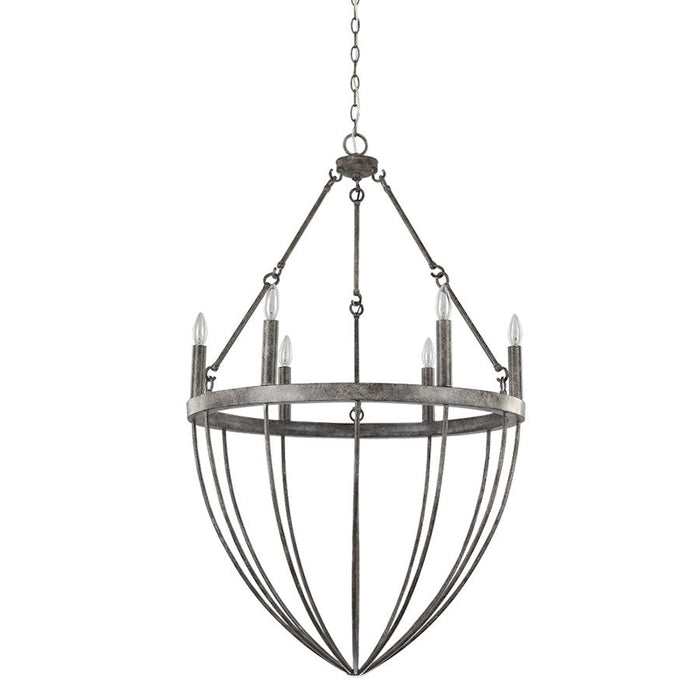 Acclaim Lighting Harlow 6 Light Chandelier, Ash - IN11391ASH