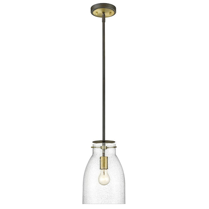 Acclaim Lighting Shelby 1 Light Pendant, Bronze/Brass/Clear Seedy