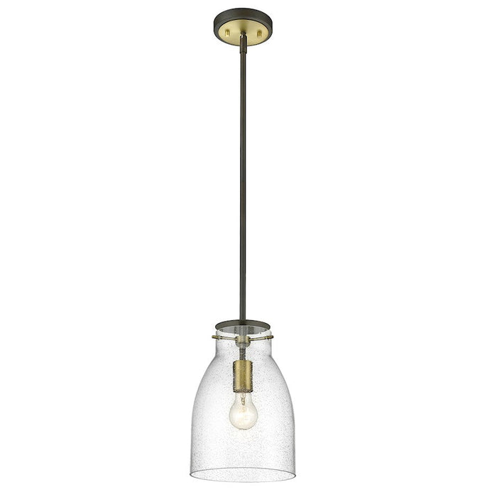 Acclaim Lighting Shelby 1 Light Pendant, Bronze/Brass/Clear Seedy