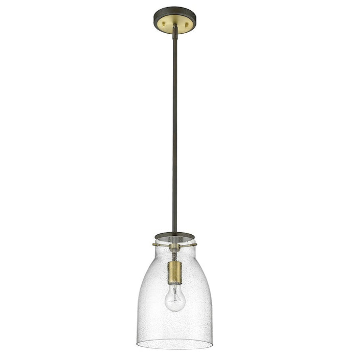 Acclaim Lighting Shelby 1 Light Pendant, Bronze/Brass/Clear Seedy