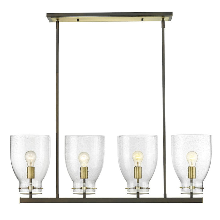 Acclaim Lighting Shelby 4 Light Chandelier, Bronze/Brass/Seedy - IN20001ORB