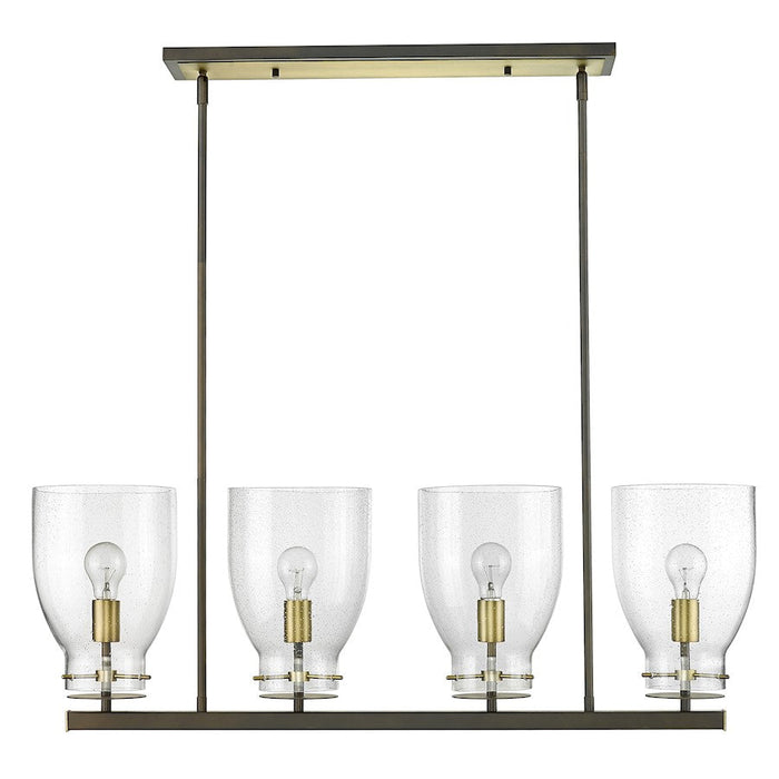 Acclaim Lighting Shelby 4 Light Chandelier, Bronze/Brass/Seedy