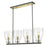 Acclaim Lighting Shelby 4 Light Chandelier, Bronze/Brass/Seedy