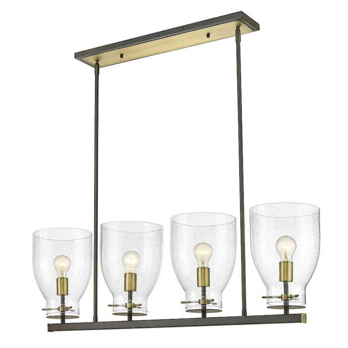 Acclaim Lighting Shelby 4 Light Chandelier, Bronze/Brass/Seedy