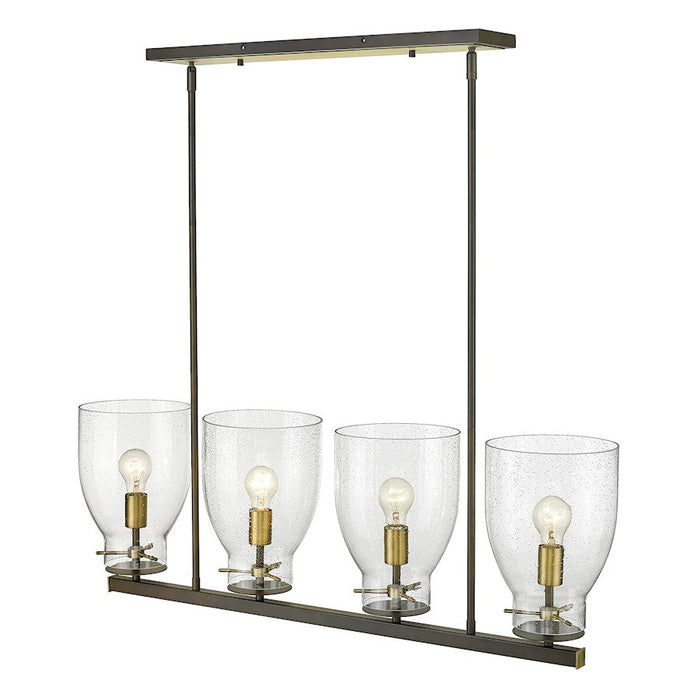 Acclaim Lighting Shelby 4 Light Chandelier, Bronze/Brass/Seedy