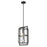 Acclaim Lighting Milbank 4 Light Pendant, Black/White