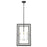 Acclaim Lighting Milbank 4 Light Pendant, Black/White