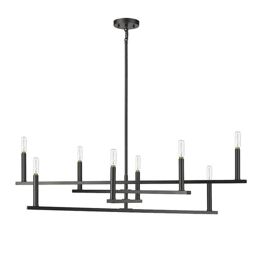 Acclaim Lighting Hale 8 Light Chandelier, Black - IN20026BK