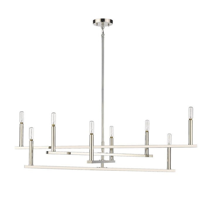 Acclaim Lighting Hale 8 Light Chandelier, Polished Nickel - IN20026PN